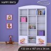 Regál Happy RW15 - medvídek s mašlí (Barva bílá)