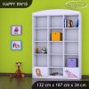 Regál Happy RW18 - princezna a jednorožec (Barva bílá)