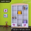 Regál Happy RW18 - pejsek se srdcem (Barva bílá)
