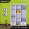 Regál Happy RW18 - drak (Barva bílá)