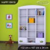 Regál Happy RW18 - zelené auto (Barva bílá)