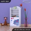 Regál Happy RN01 - delfín (Barva bílá)