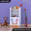 Regál Happy RN01 - medvídci s balónky (Barva bílá)