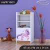 Regál Happy RN01 - jednorožec (Barva bílá)