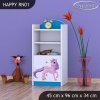 Regál Happy RN01 - jednorožec (Barva bílá)