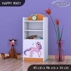 Regál Happy RN01 - jednorožec (Barva bílá)
