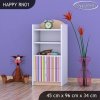 Regál Happy RN01 - barevné pásky (Barva bílá)