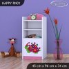 Regál Happy RN01 - barevný želvík (Barva bílá)