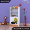 Regál Happy RN01 - bagr (Barva bílá)