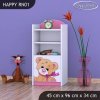 Regál Happy RN01 - medvídek s mašlí (Barva bílá)