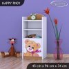 Regál Happy RN01 - medvídek s mašlí (Barva bílá)