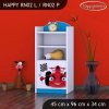 Regál Happy RN02 - auto s vlajkou (Barva bílá, Otevírání dvířek pravé)