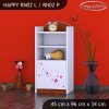 Regál Happy RN02 - čarodějka (Barva bílá, Otevírání dvířek pravé)