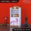 Regál Happy RN02 - jednorožec (Barva bílá, Otevírání dvířek pravé)