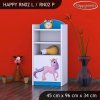 Regál Happy RN02 - jednorožec (Barva bílá, Otevírání dvířek pravé)
