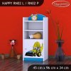 Regál Happy RN02 - bagr (Barva bílá, Otevírání dvířek pravé)