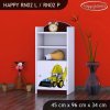 Regál Happy RN02 - bagr (Barva bílá, Otevírání dvířek pravé)