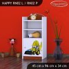 Regál Happy RN02 - bagr (Barva bílá, Otevírání dvířek pravé)
