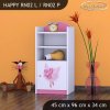 Regál Happy RN02 - víla se srdcem (Barva bílá, Otevírání dvířek pravé)