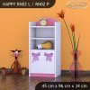 Regál Happy RN02 - pejsek s mašlí (Barva bílá, Otevírání dvířek pravé)
