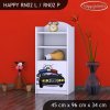 Regál Happy RN02 - policie (Barva bílá, Otevírání dvířek pravé)