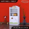 Regál Happy RN02 - včelka (Barva bílá, Otevírání dvířek pravé)