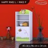 Regál Happy RN02 - včelka (Barva bílá, Otevírání dvířek pravé)