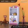 Regál Happy RN02 - safari (Barva bílá, Otevírání dvířek pravé)