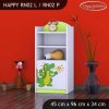 Regál Happy RN02 - drak (Barva bílá, Otevírání dvířek pravé)