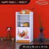 Regál Happy RN02 - zpívající auto (Barva bílá, Otevírání dvířek pravé)