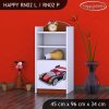 Regál Happy RN02 - super bolid (Barva bílá, Otevírání dvířek pravé)