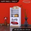 Regál Happy RN02 - závod (Barva bílá, Otevírání dvířek pravé)