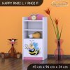 Regál Happy RN02 - usměvavá včelka (Barva bílá, Otevírání dvířek pravé)