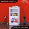Regál Happy RN02 - hasičské auto (Barva bílá, Otevírání dvířek pravé)