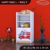 Regál Happy RN02 - hasičské auto (Barva bílá, Otevírání dvířek pravé)