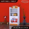 Regál Happy RN02 - hasičské auto (Barva bílá, Otevírání dvířek pravé)