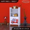 Regál Happy RN02 - hasičské auto (Barva bílá, Otevírání dvířek pravé)
