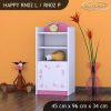 Regál Happy RN02 - zamilovaný medvídek (Barva bílá, Otevírání dvířek pravé)