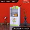 Regál Happy RN02 - zelená čarodějka (Barva bílá, Otevírání dvířek pravé)