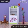 Regál Happy RN01 - motýlek (Barva bílá)
