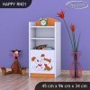 Regál Happy RN01 - pejsek a kočička (Barva bílá)