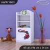 Regál Happy RN01 - vláček (Barva bílá)