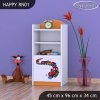 Regál Happy RN01 - vláček (Barva bílá)