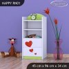 Regál Happy RN01 - včelka se srdcem (Barva bílá)