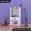 Regál Happy RN01 - safari (Barva bílá)