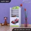Regál Happy RN01 - super bolid (Barva bílá)