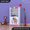 Regál Happy RN01 - šťastný medvídek (Barva bílá)