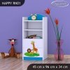 Regál Happy RN01 -veselý zvěřinec (Barva bílá)