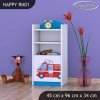 Regál Happy RN01 - hasičské auto (Barva bílá)