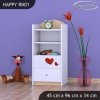 Regál Happy RN01 - začarovaný domeček (Barva bílá)